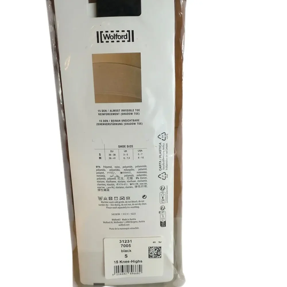 Wolford Knee Highs Black S